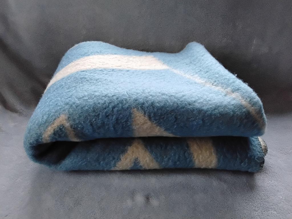 Vintage Reform Wollen Deken - 1 Persoons -, Huis en Inrichting, Woonaccessoires | Plaids en Woondekens, Zo goed als nieuw, Verzenden