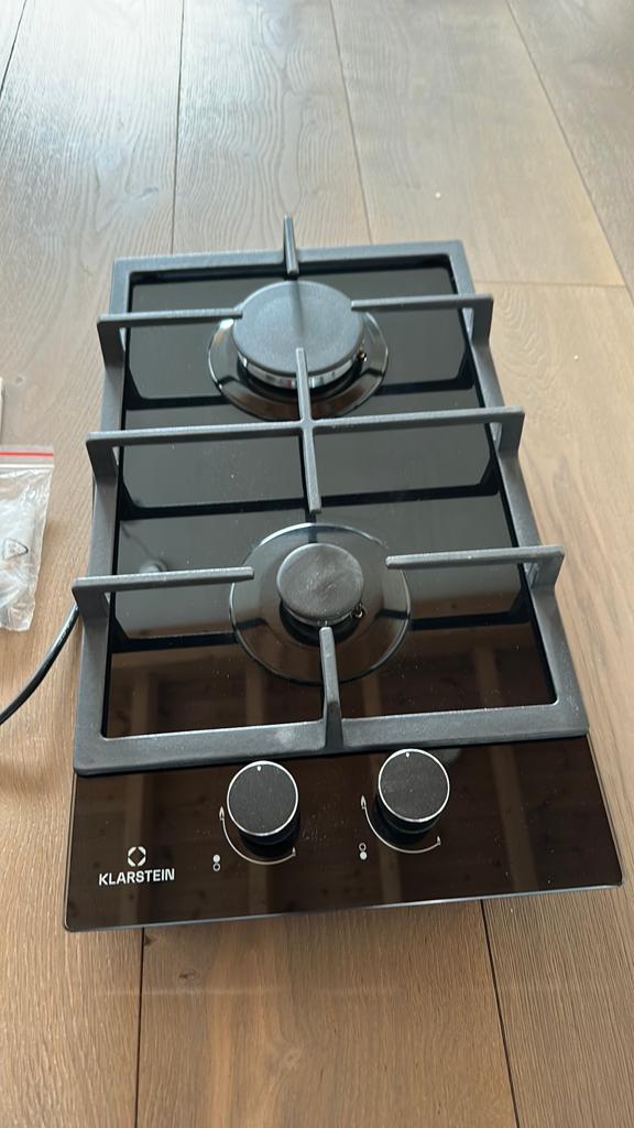 2 pits gaskookplaat inbouw voor aardgas of flessengas., Witgoed en Apparatuur, Kookplaten, Ophalen, 3 kookzones of minder, Zo goed als nieuw