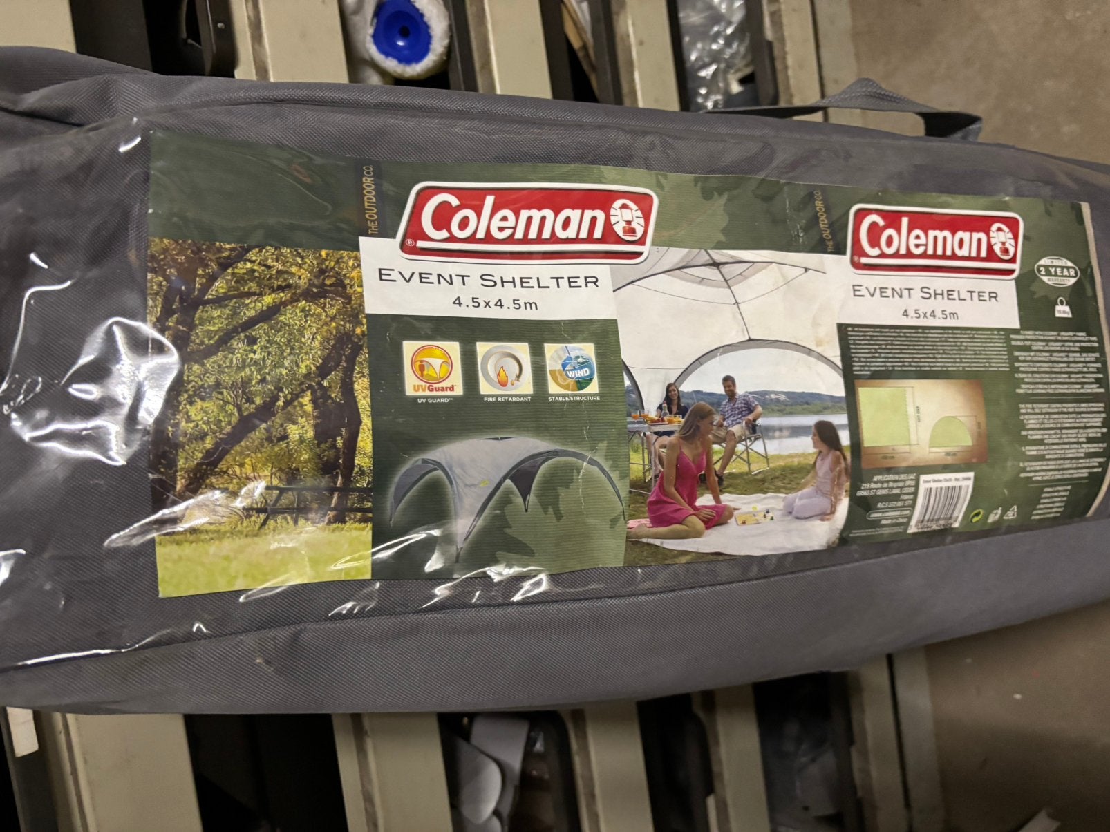 Coleman Shelter XL 4,5 x 4,5, Tuin en Terras, Partytenten, Ophalen of Verzenden, Zo goed als nieuw, Minder dan 5 meter