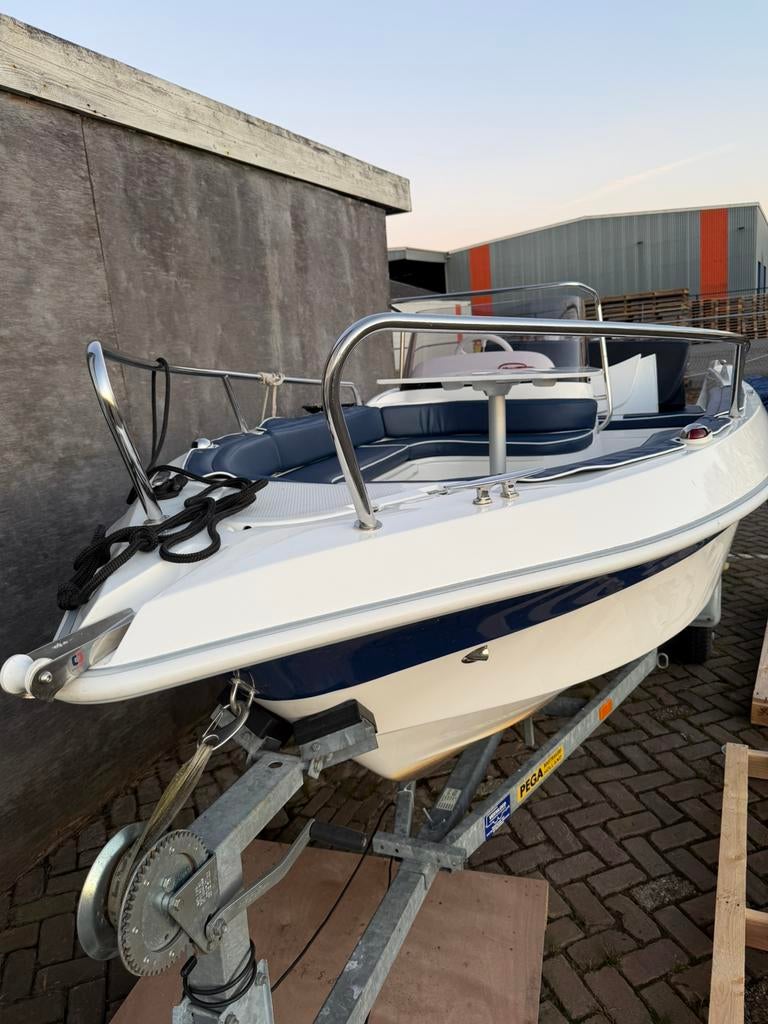 Snelle Sea Rider motorboot - Perfect voor watersport!, Ophalen, Gebruikt, 70 tot 120 pk, Buitenboordmotor