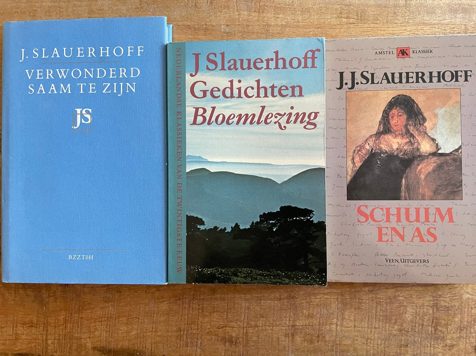 J. Slauerhoff - Schuim en As, Gedichten, Verwonderd, Ophalen, Zo goed als nieuw, Eén auteur
