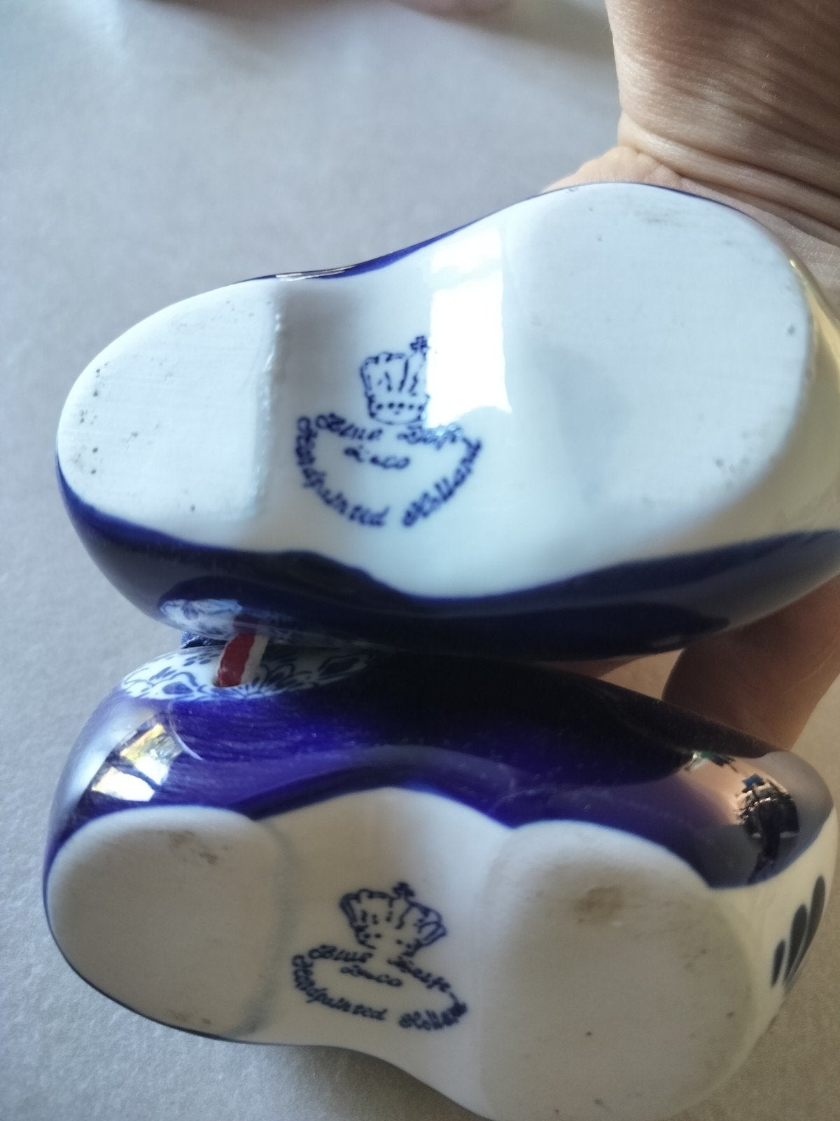 Handgeschilderde Delfts Blauwe Hollandse Klompen, Ophalen of Verzenden