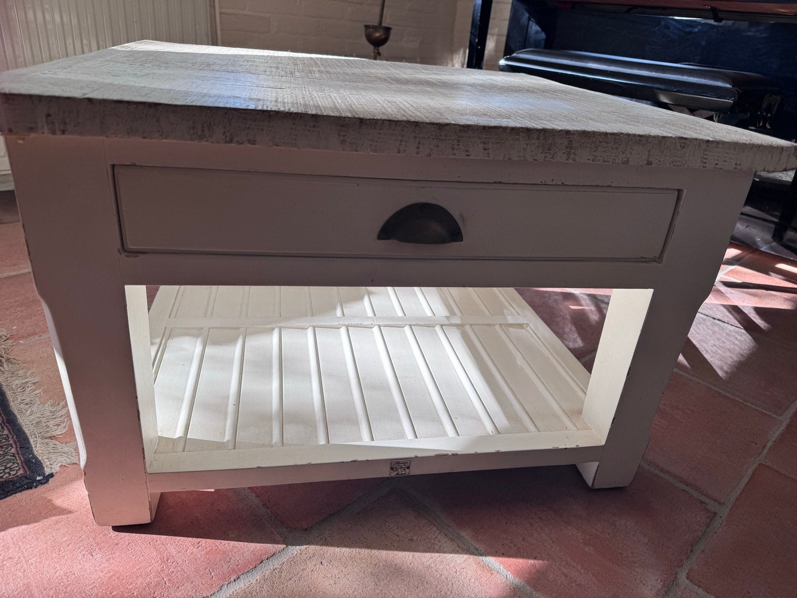Salon tafel Rivièra Maison, Gebruikt, 100 tot 150 cm, Rechthoekig, Overige houtsoorten