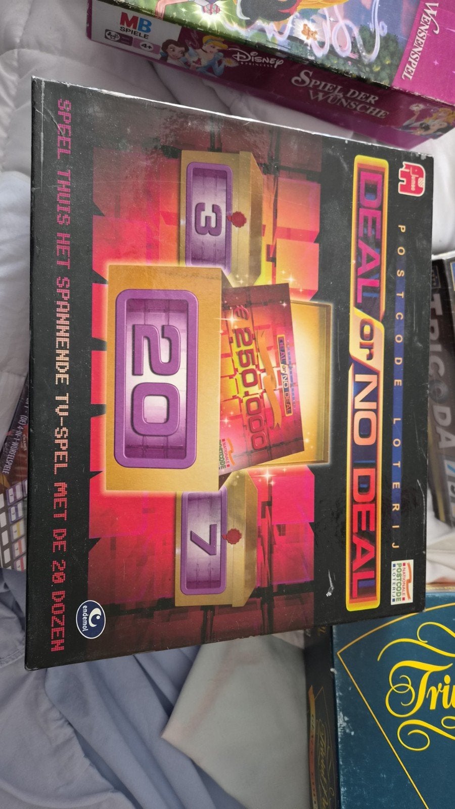 Deal or No Deal Postcode Loterij Bordspel, Drie of vier spelers, Ophalen, Gebruikt, Jumbo