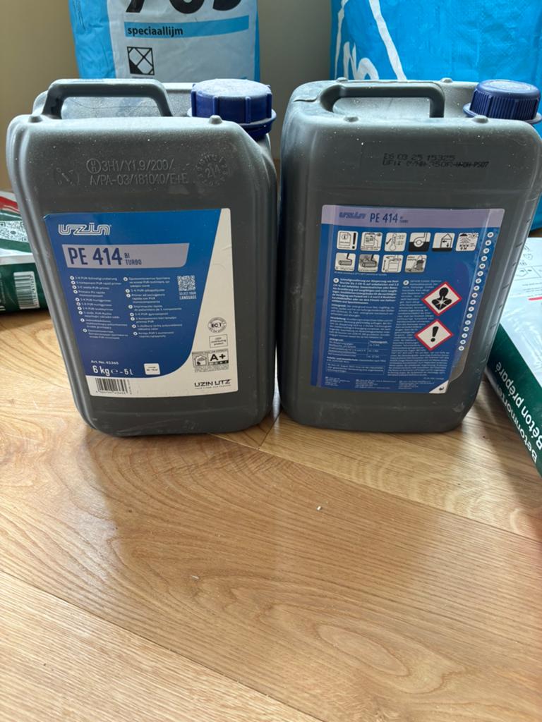 Uzin 414 primer 1,2 jerrycan 5L (~ 50-60m2), Ophalen of Verzenden, Nieuw, Wit