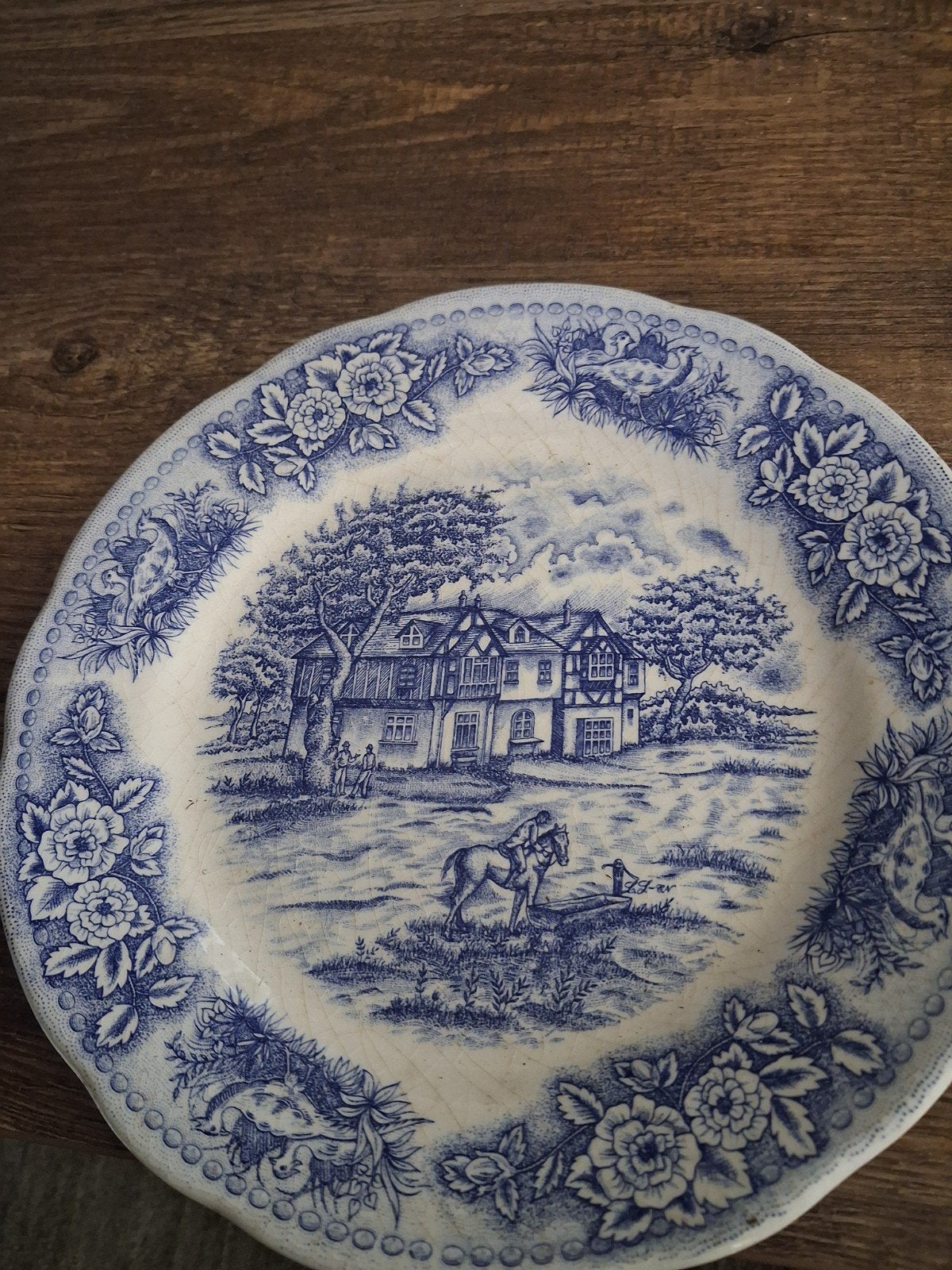 Vintage Dirnston Tableware 'English Style' bord, Antiek en Kunst, Ophalen of Verzenden