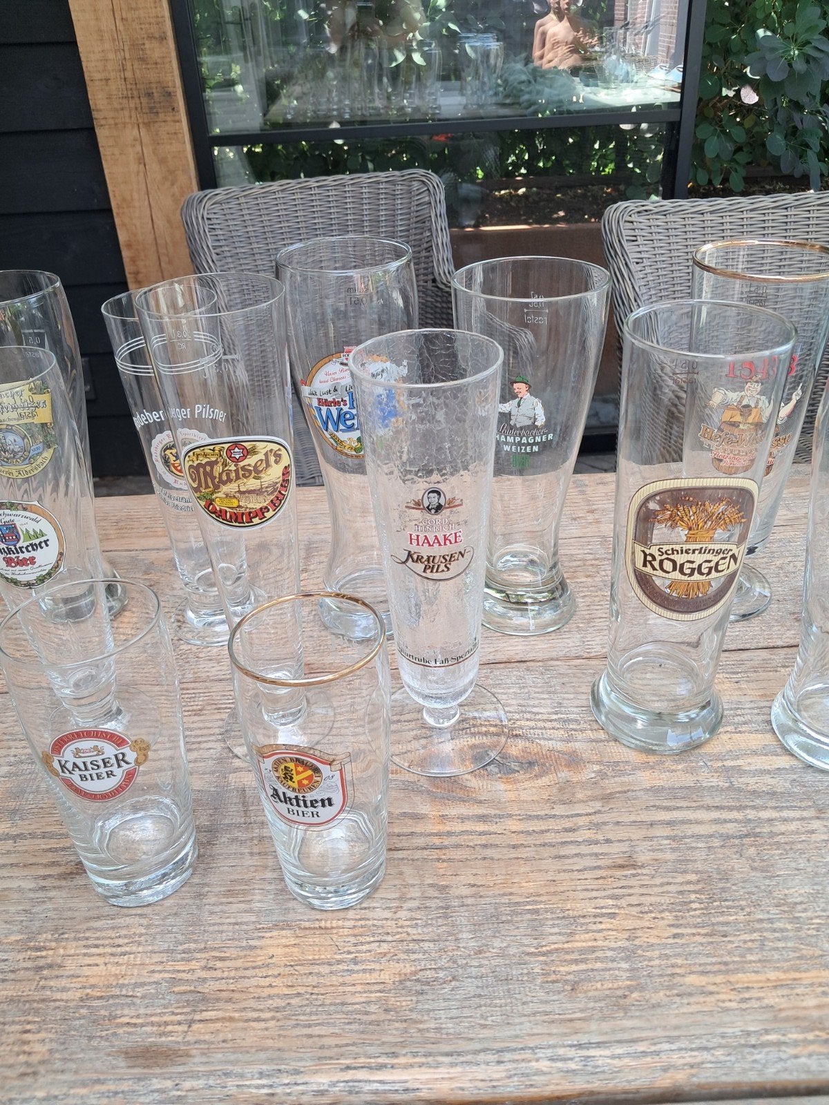 Diverse bierglazen - Grote collectie, Ophalen, Gebruikt, Glas of Glazen, Overige merken