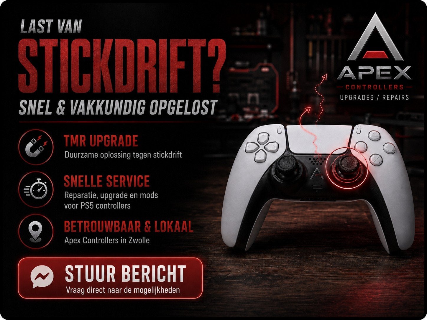 ps5 Controller Reparatie/modding, Ophalen of Verzenden, Nieuw, Playstation 5