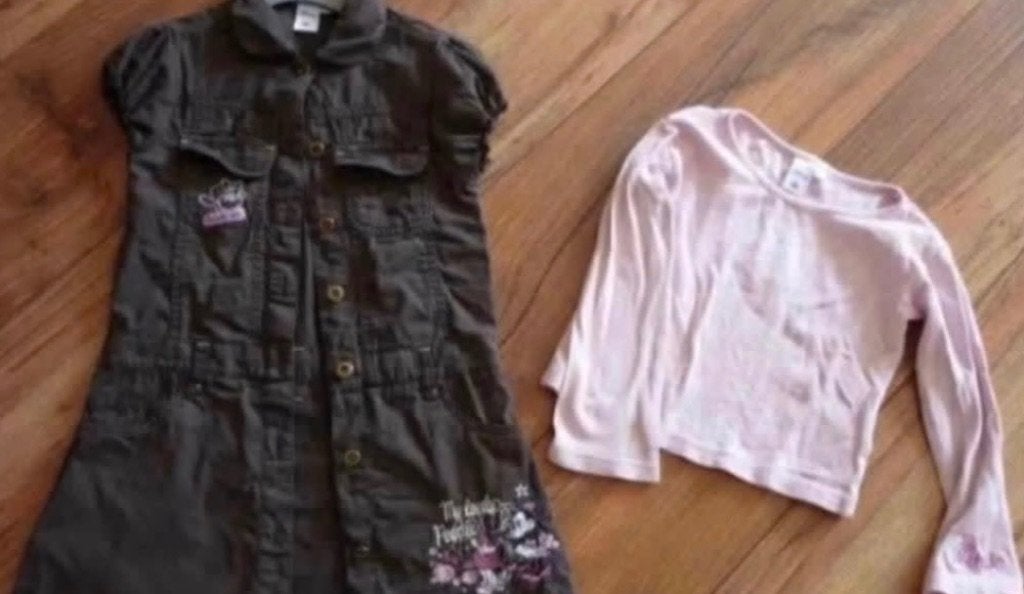 2 delige set jurk en shirt Minnie Mouse in maat 110, Ophalen, Gebruikt, Meisje, Jurk of Rok