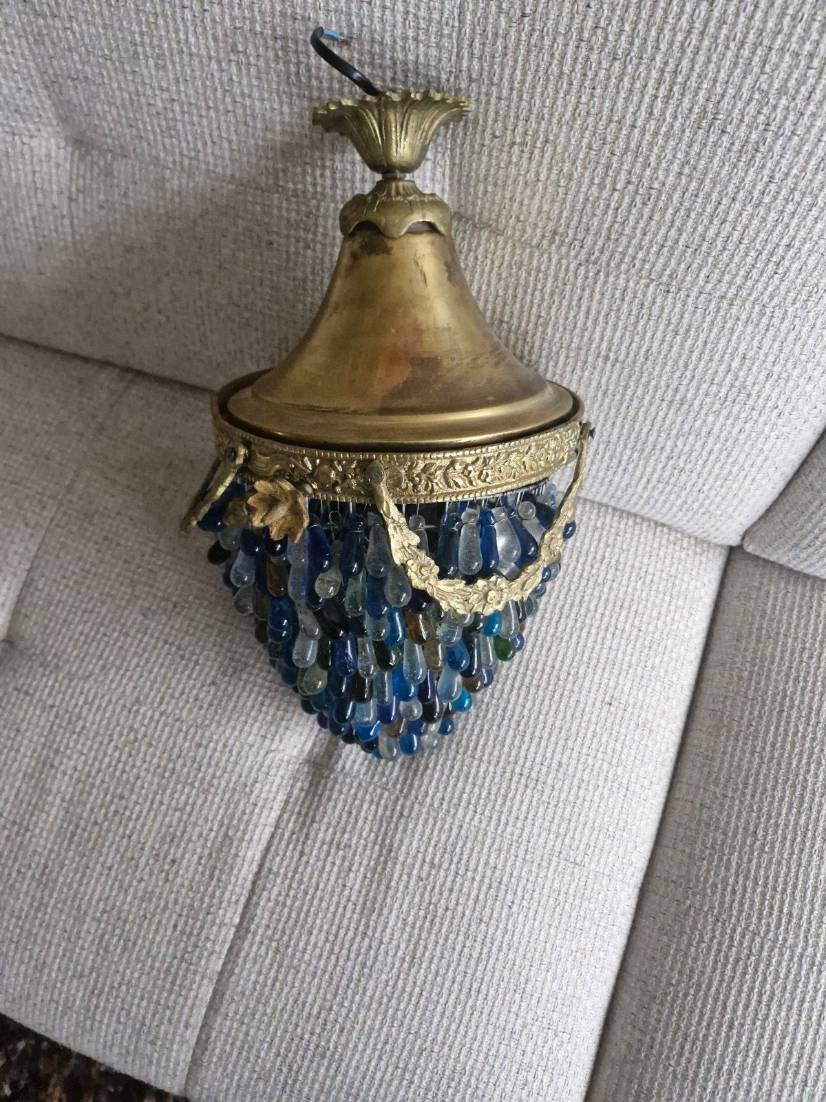 zeer oude vintage plafond lamp., Antiek en Kunst, Antiek | Lampen, Ophalen of Verzenden