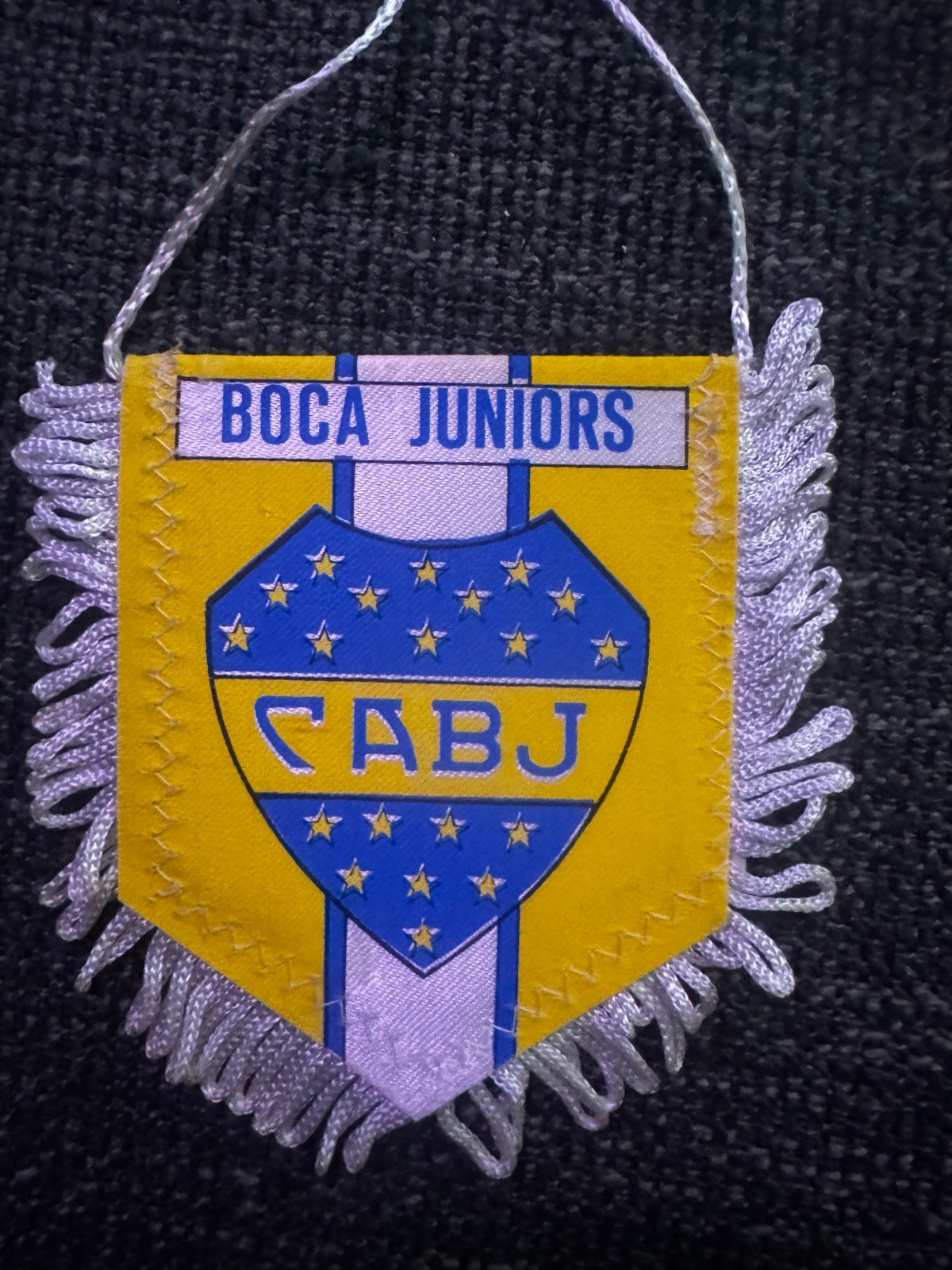 Boca Juniors Vaantje - Voetbalclub Argentinië, Ophalen of Verzenden, Gebruikt, Buitenlandse clubs, Vaantje of Sjaal