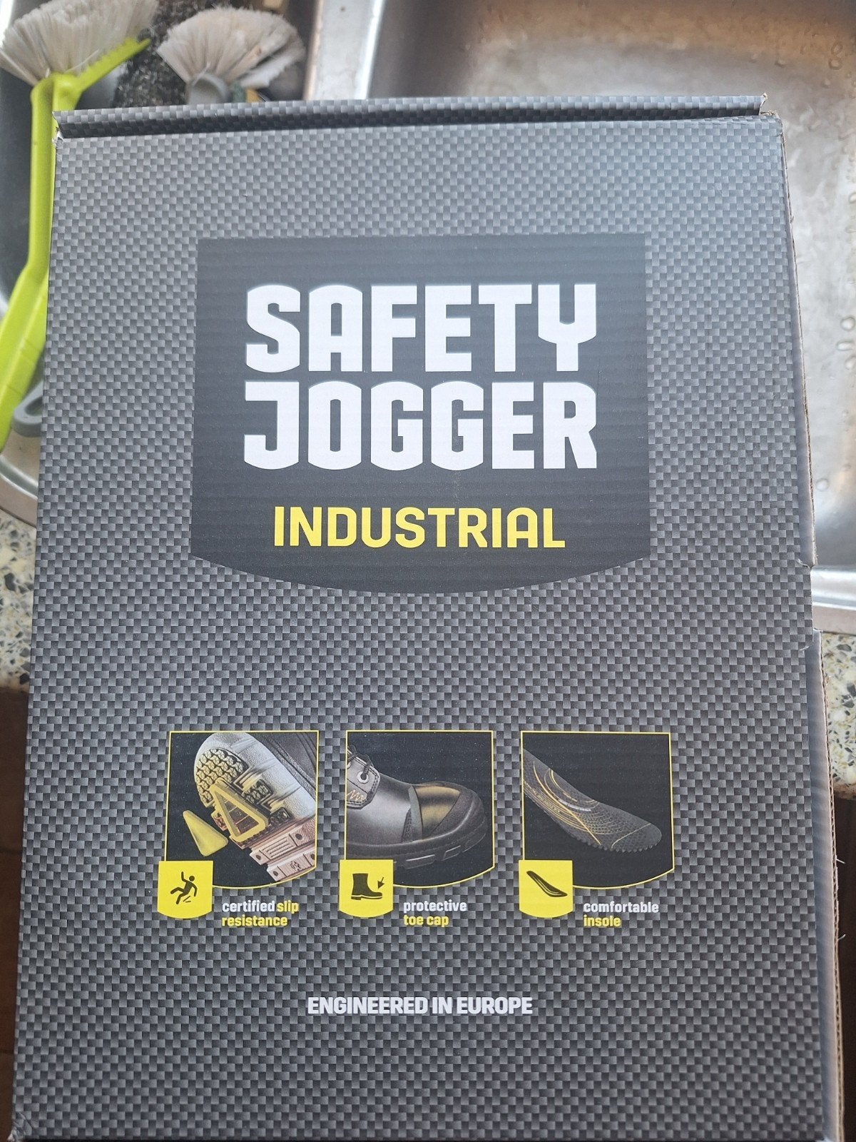 zwarte nieuwe Safety Jogger Industrial veiligheidsschoenen, Tuin en Terras, Werkkleding, Ophalen, Heren, Schoenen, Nieuw