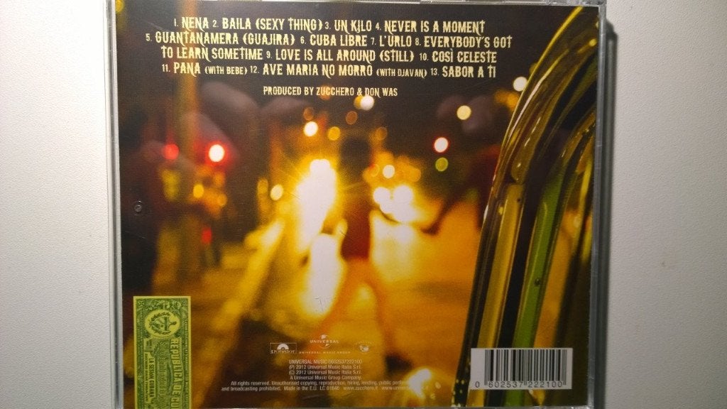 Zucchero - La Sesión Cubana, Ophalen of Verzenden, Zo goed als nieuw, Poprock, Album