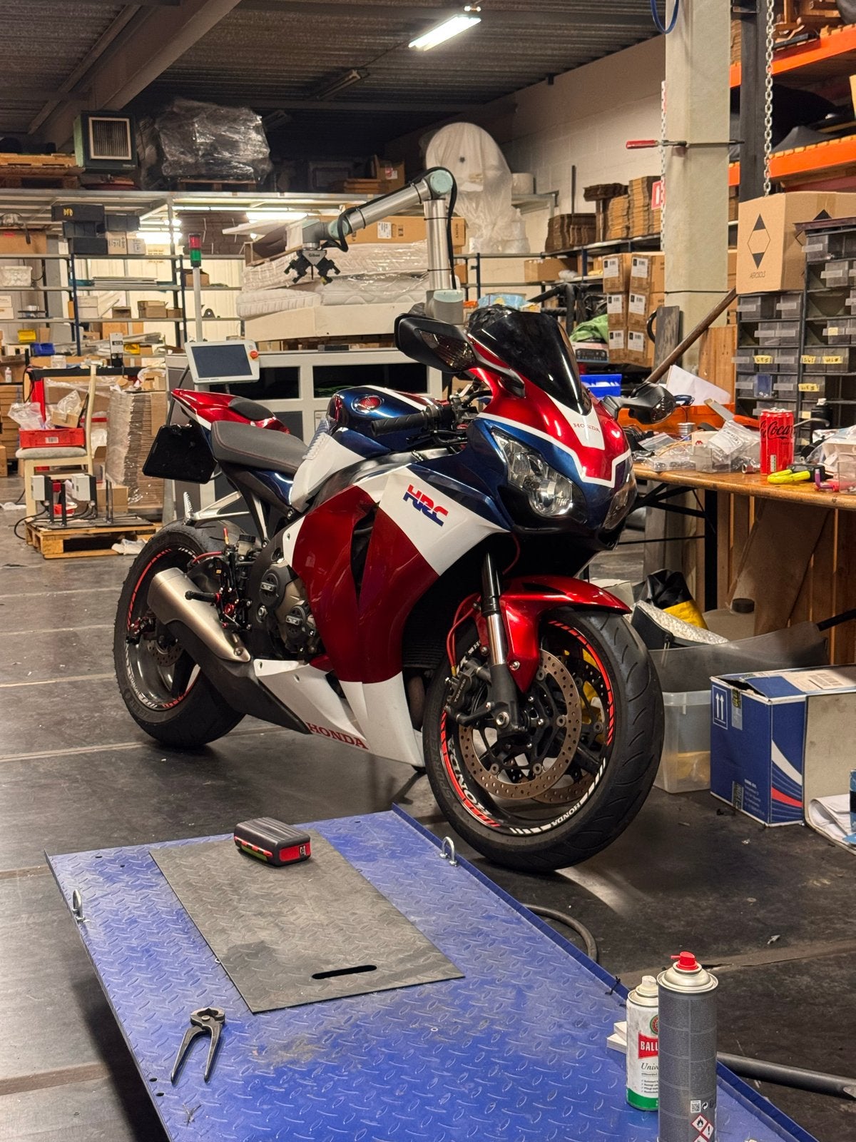 Uniek Honda Fireblade CBR1000RR SC59 2008, Sportuitlaat, 4 cilinders, Motorrijbewijs A, Gebruikt