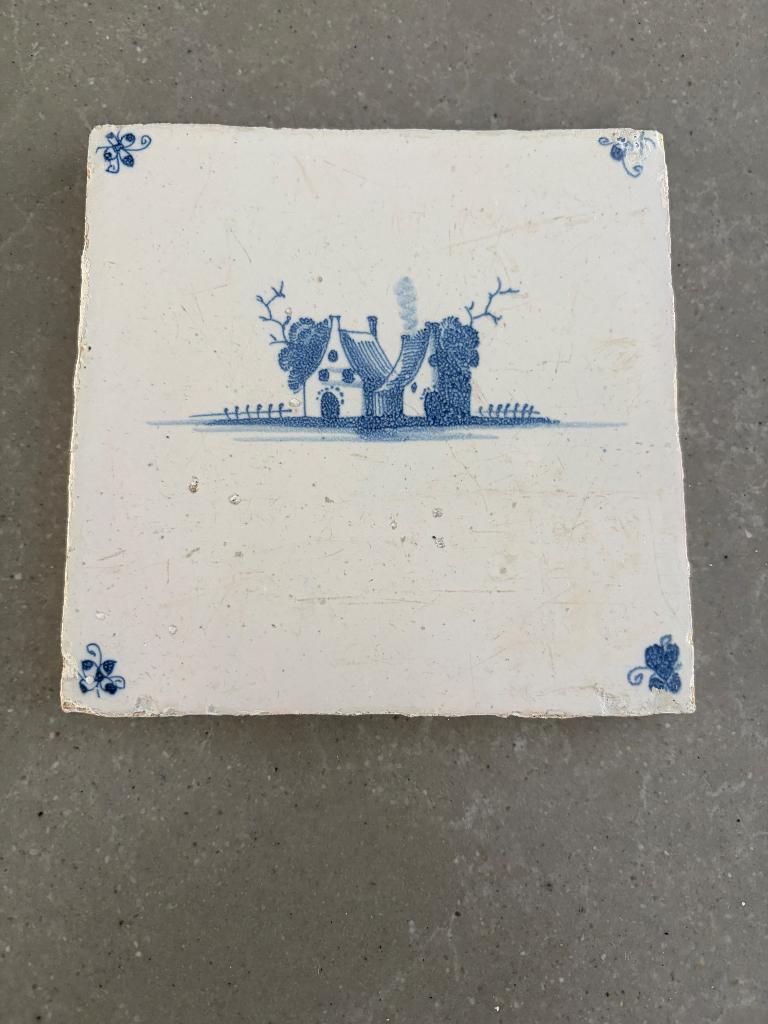 Antieke tegel, Ophalen of Verzenden