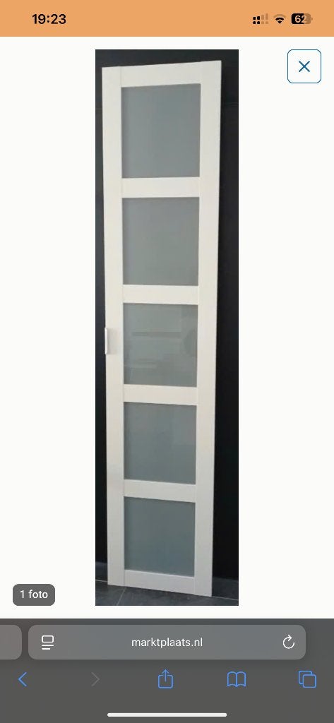 PAX deur 50 x 236, Ophalen, Gebruikt, 200 cm of meer, 50 tot 100 cm