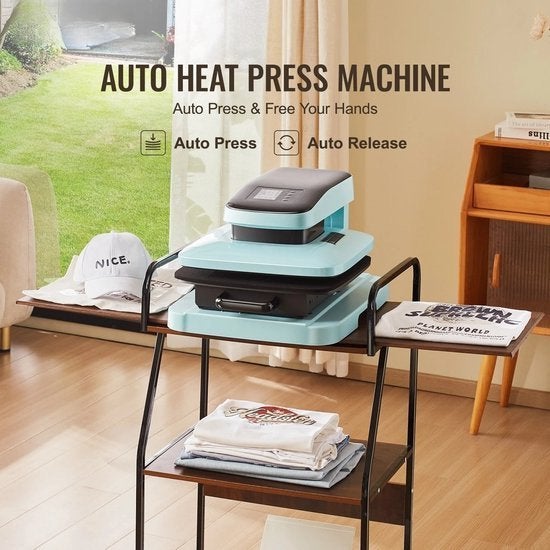 Automatische Warmtedrukpers – Hittepers – Transferpers, Corvance B.V., Verzenden, Nieuw, Corvancebol@gmail.com