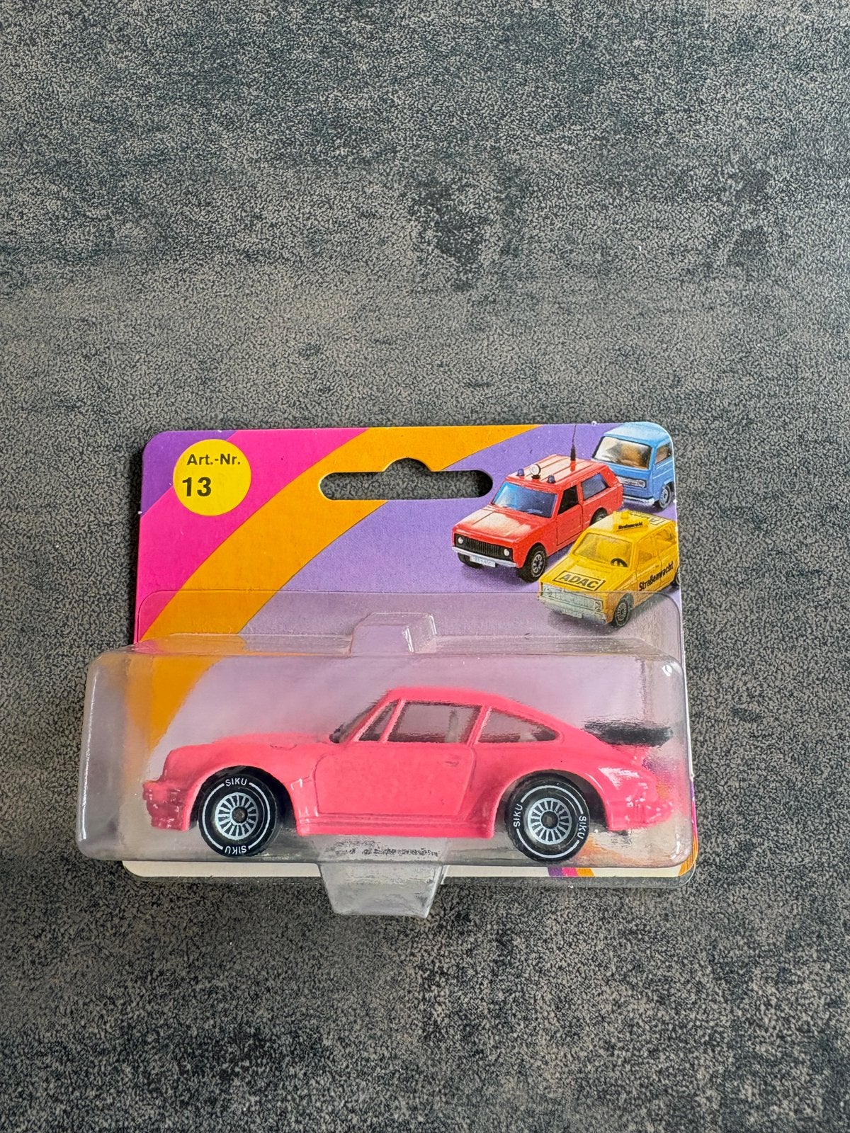 Siku Porsche 911 Turbo roze, Hobby en Vrije tijd, Ophalen of Verzenden, Nieuw, Auto, SIKU