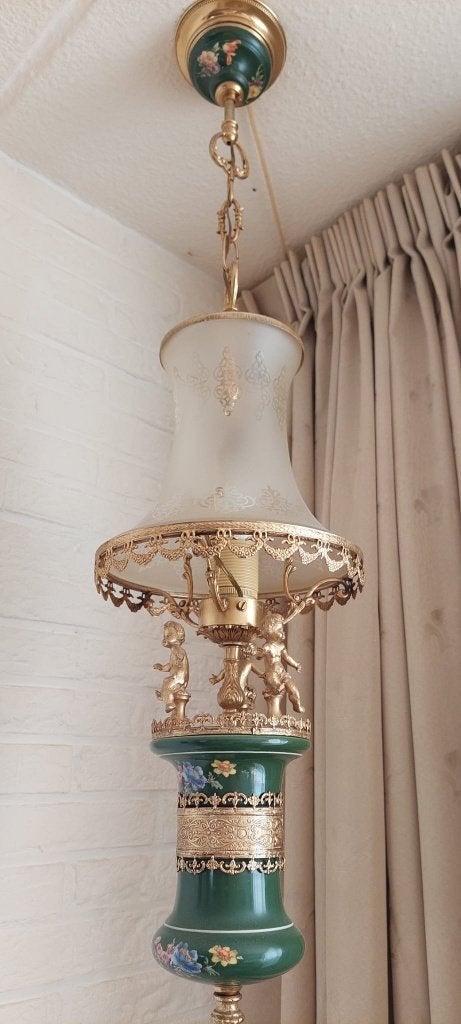 Klassieke hanglamp, Ophalen