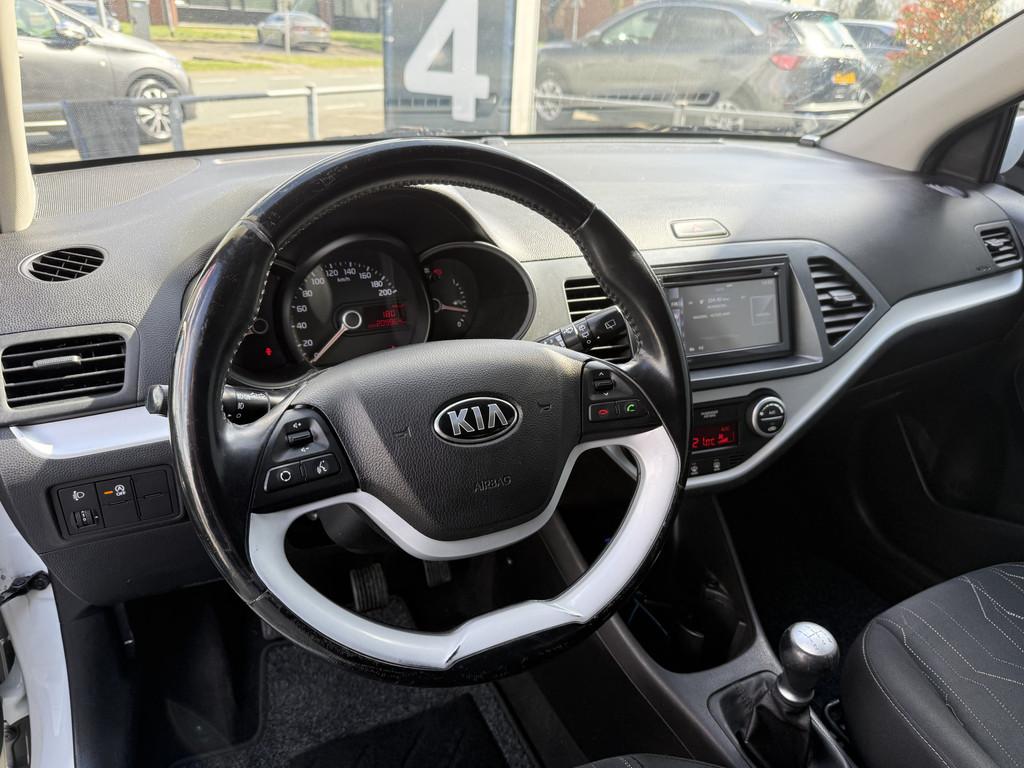Kia Picanto BWJ 2013 | 1.0i 70PK Super Pack | CLIMA | NAVI |, Auto's, Kia, Voorwielaandrijving, Euro 5, Stof, Gebruikt