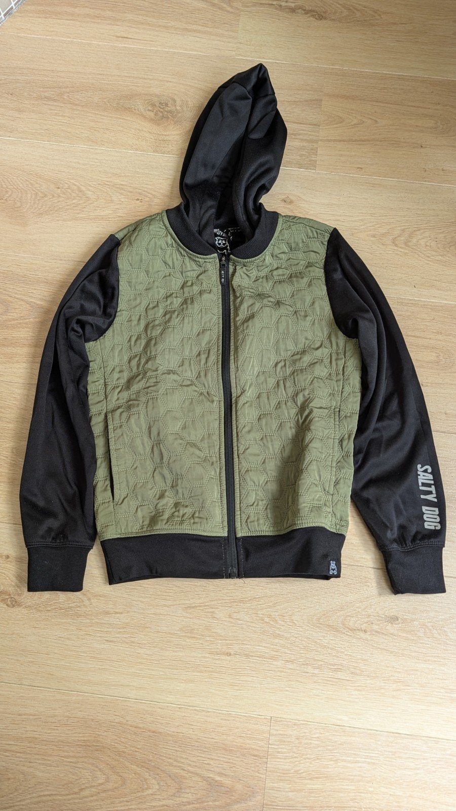 Salty Dog vest groen/zwart maat 134/140, Ophalen of Verzenden, Overige maten, Zwart