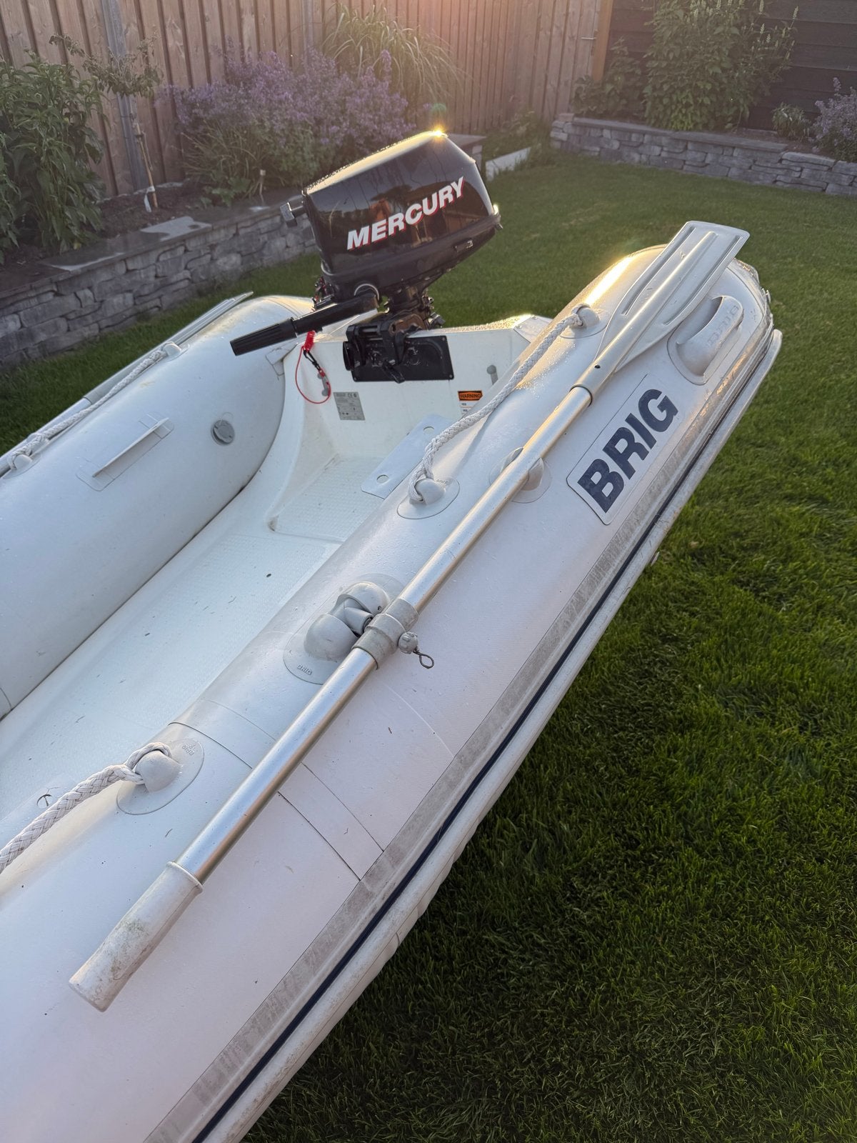 Brig 300 met Mercury 5pk Four-Stroke, Ophalen, Brig, Buitenboordmotor, Gebruikt