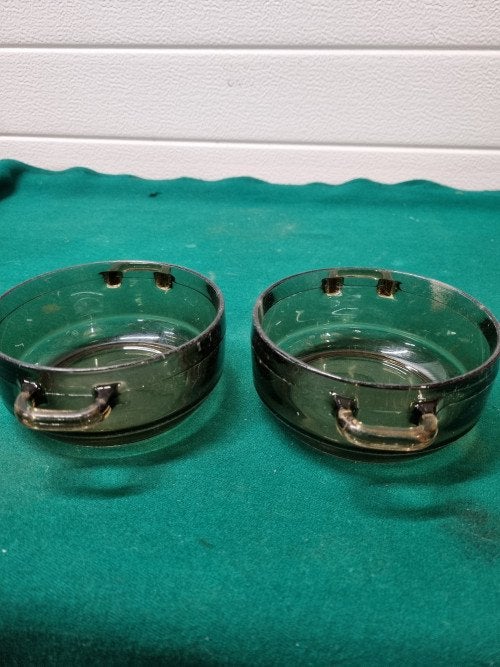 Arcoroc frans schaaltjes bruin glas met oren, Ophalen of Verzenden, 'T Olde Gre-j, Info@toldegrej.nl, Endepoelstraat 20f Didam