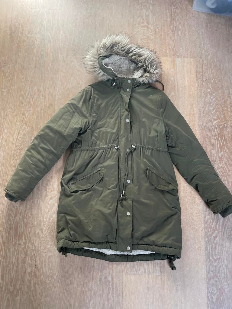H&M mama winterjas - maat S, Ophalen of Verzenden, Zo goed als nieuw, Maat 36 (S), Groen