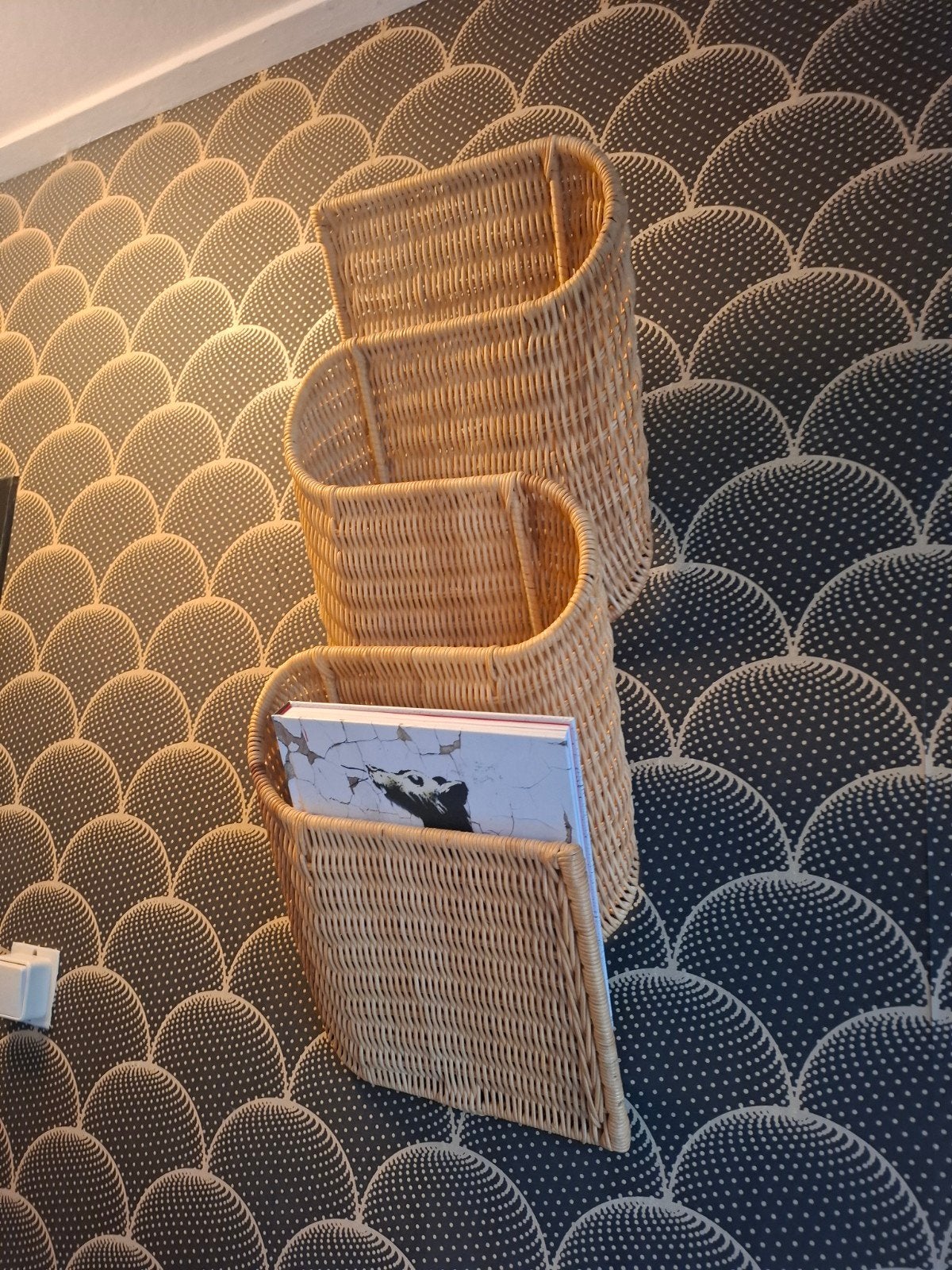 ikea design klassieker tijdschriften kranten wand rek tiby, Ophalen of Verzenden, Gebruikt