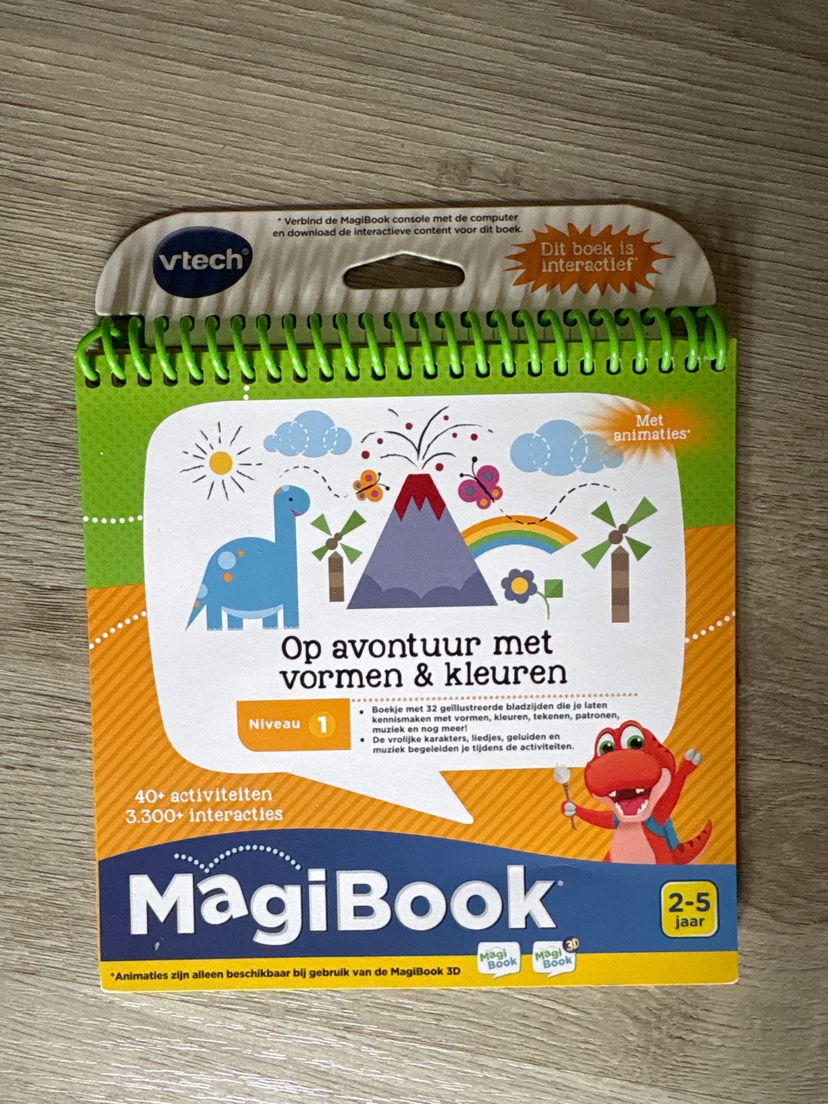 VTech MagiBook: Op Avontuur met Vormen en Kleuren, Boeken, Ophalen of Verzenden, Nieuw, Uitklap-, Voel- of Ontdekboek, 2 tot 3 jaar