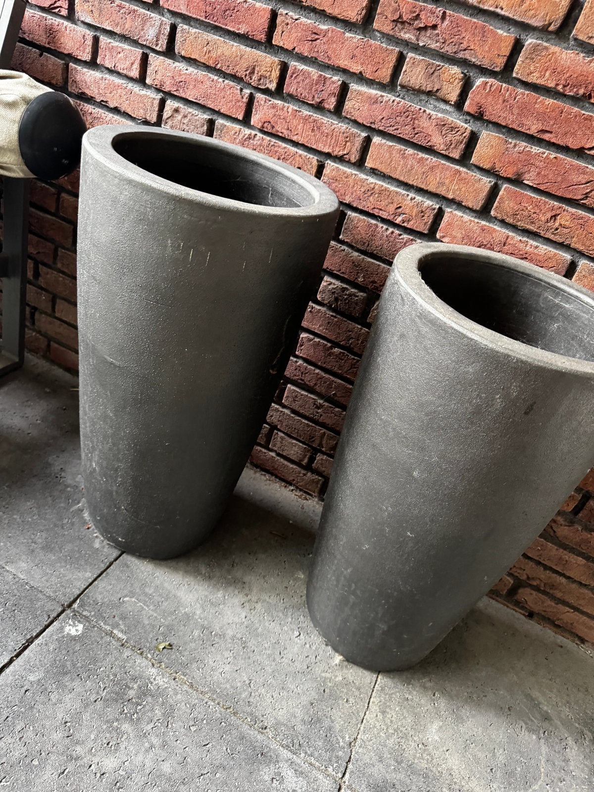 Planten potten, Steen, Rond, Binnen, Zo goed als nieuw