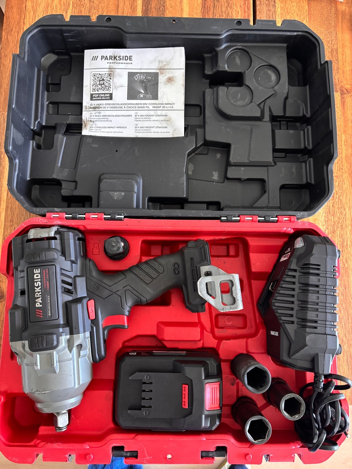 Parkside Performance passp 20-li c4 met Accu en Lader, Ophalen, Gebruikt, Accuboormachine, Parkside