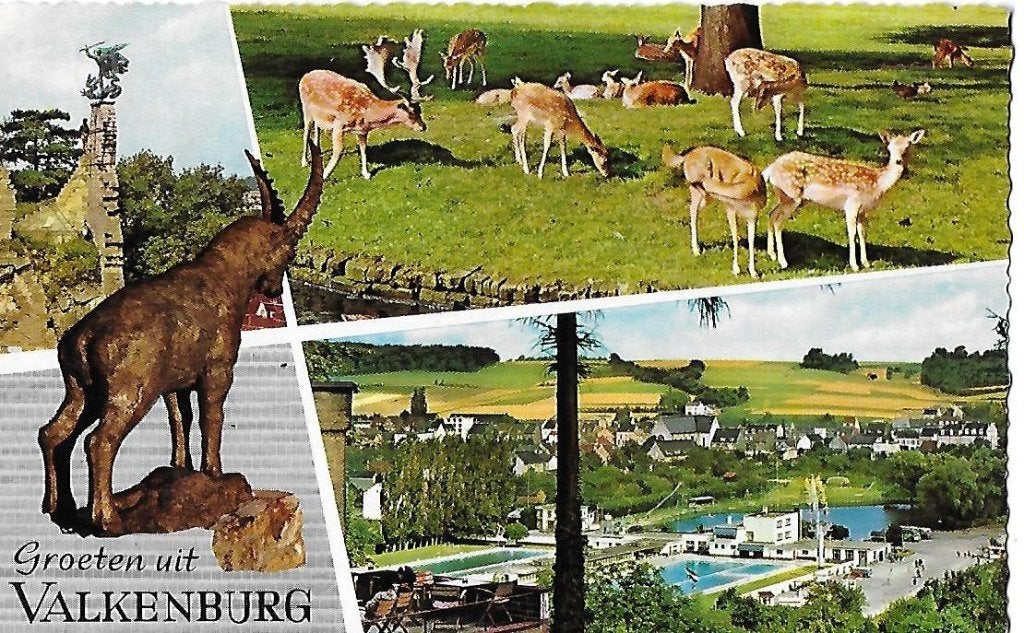 Sus611 Gelopen oude ansichtkaart groeten uit Valkenburg, Ophalen of Verzenden, 1980 tot heden, Gelopen, Limburg
