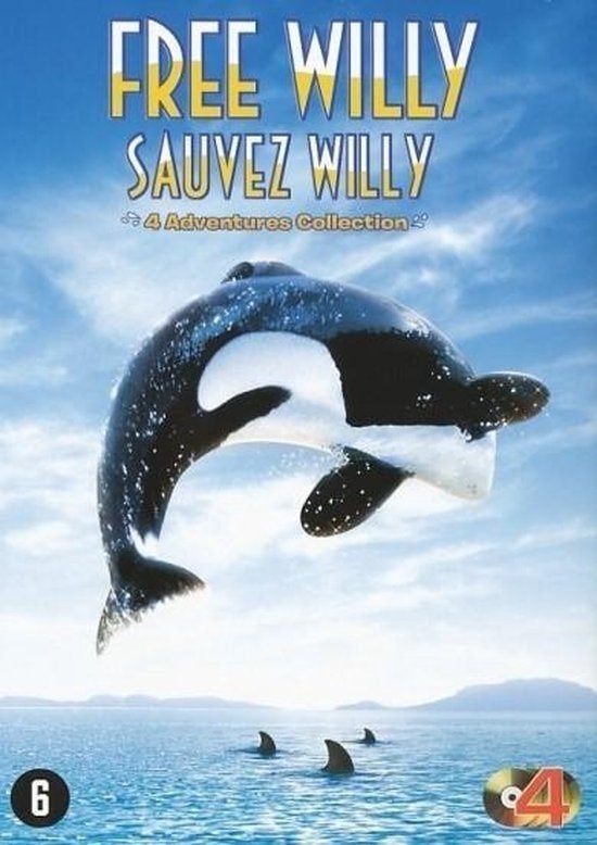 Free Willy collectie - 4 films, Avontuur, Verzenden, Nederlands, Vanaf 6 jaar