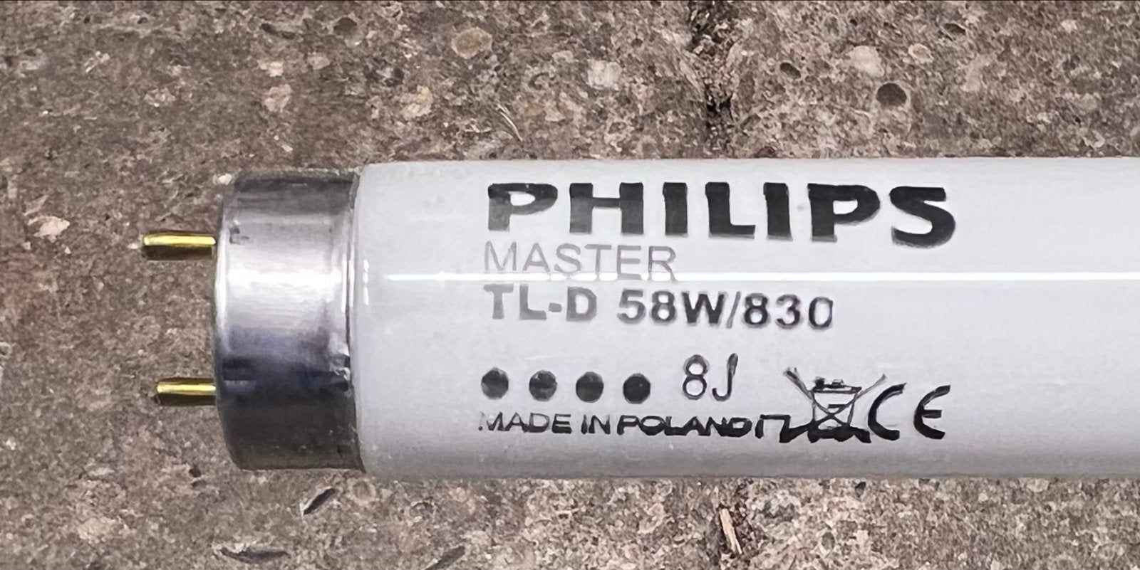 25 Philips Master TL-D 58W/830 TL-buizen (nieuw in doos), G13 (TL), 60 watt of meer, Nieuw, TL-buis