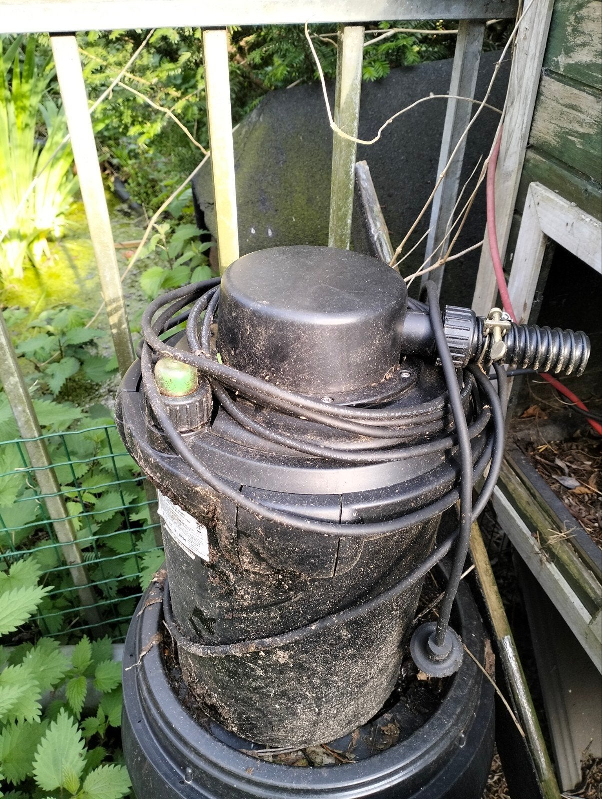 Drukfilters, Ophalen, Vijverfilter
