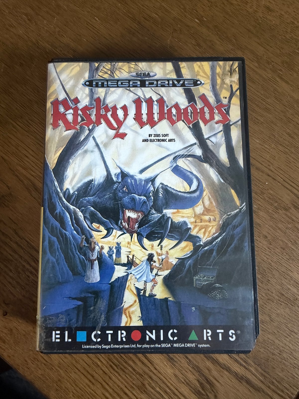 Risky Woods Sega Mega Drive - Klassieke Actie-Avontuur Game, Spelcomputers en Games, Games | Sega, Avontuur en Actie, Gebruikt