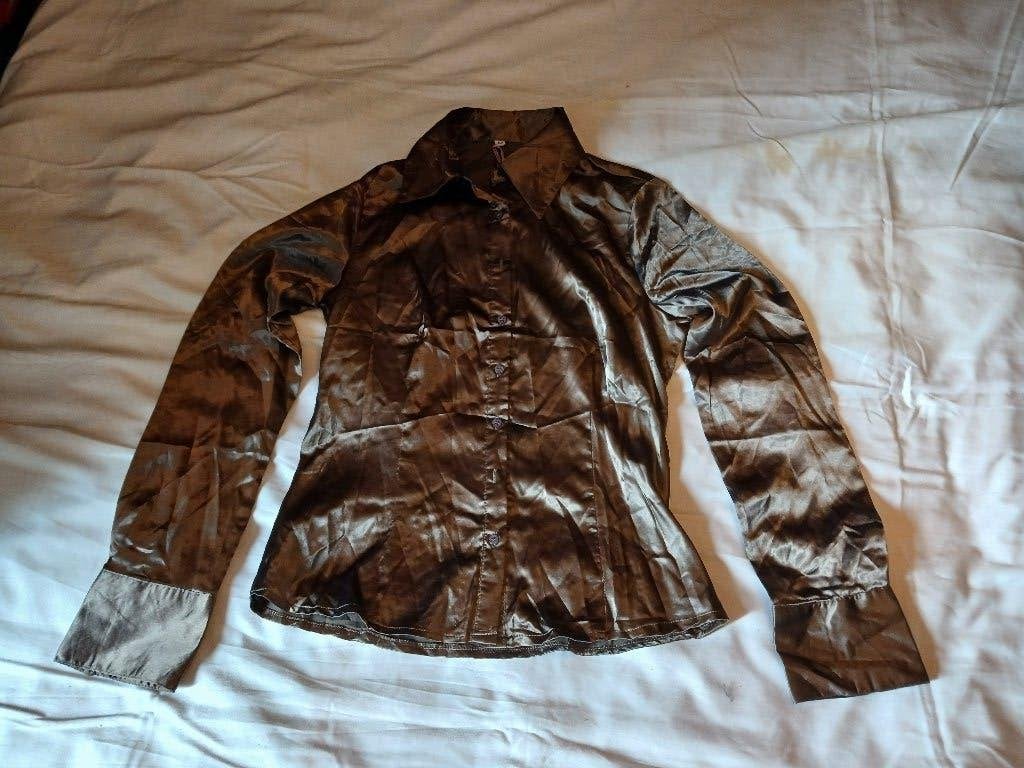 nieuwe zijden donker gouden blouse van FORGET ME NOT mt M, Kleding | Dames, Maat 38/40 (M), Forget me not, Nieuw, Ophalen of Verzenden