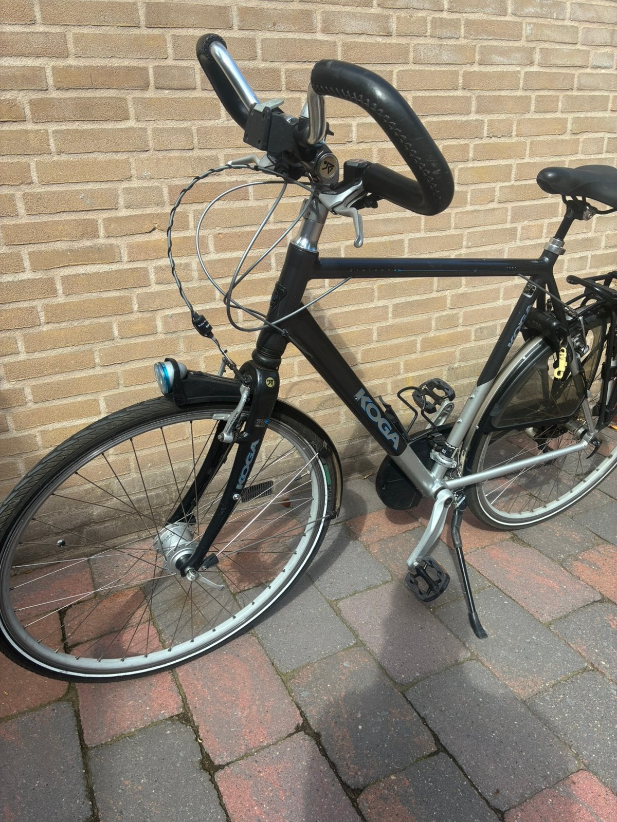Koga toerfiets kleur grijs/zwart frame maat 60, Fietsen en Brommers, Fietsen | Heren | Sportfietsen en Toerfietsen, Ophalen, 28 inch