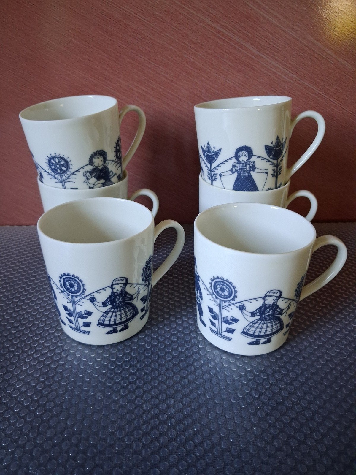 Set van 6 Seltmann Weiden Bavaria kopjes klederdracht, Ophalen of Verzenden