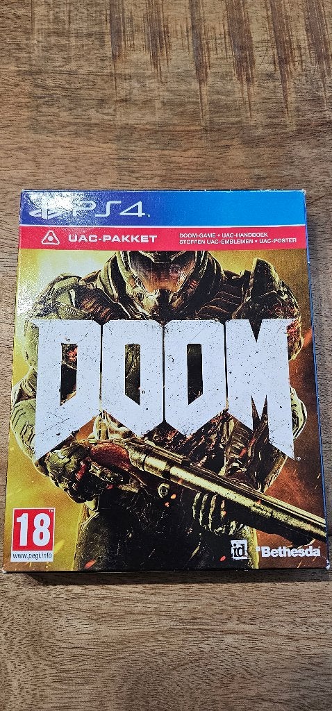 doom ps4/ps5, 1 speler, Ophalen of Verzenden, Zo goed als nieuw, Shooter