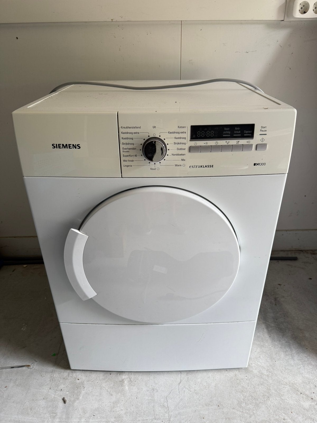 Siemens droger iq300, Witgoed en Apparatuur, Wasdrogers, Ophalen, 6 tot 8 kg, Minder dan 85 cm, Zo goed als nieuw