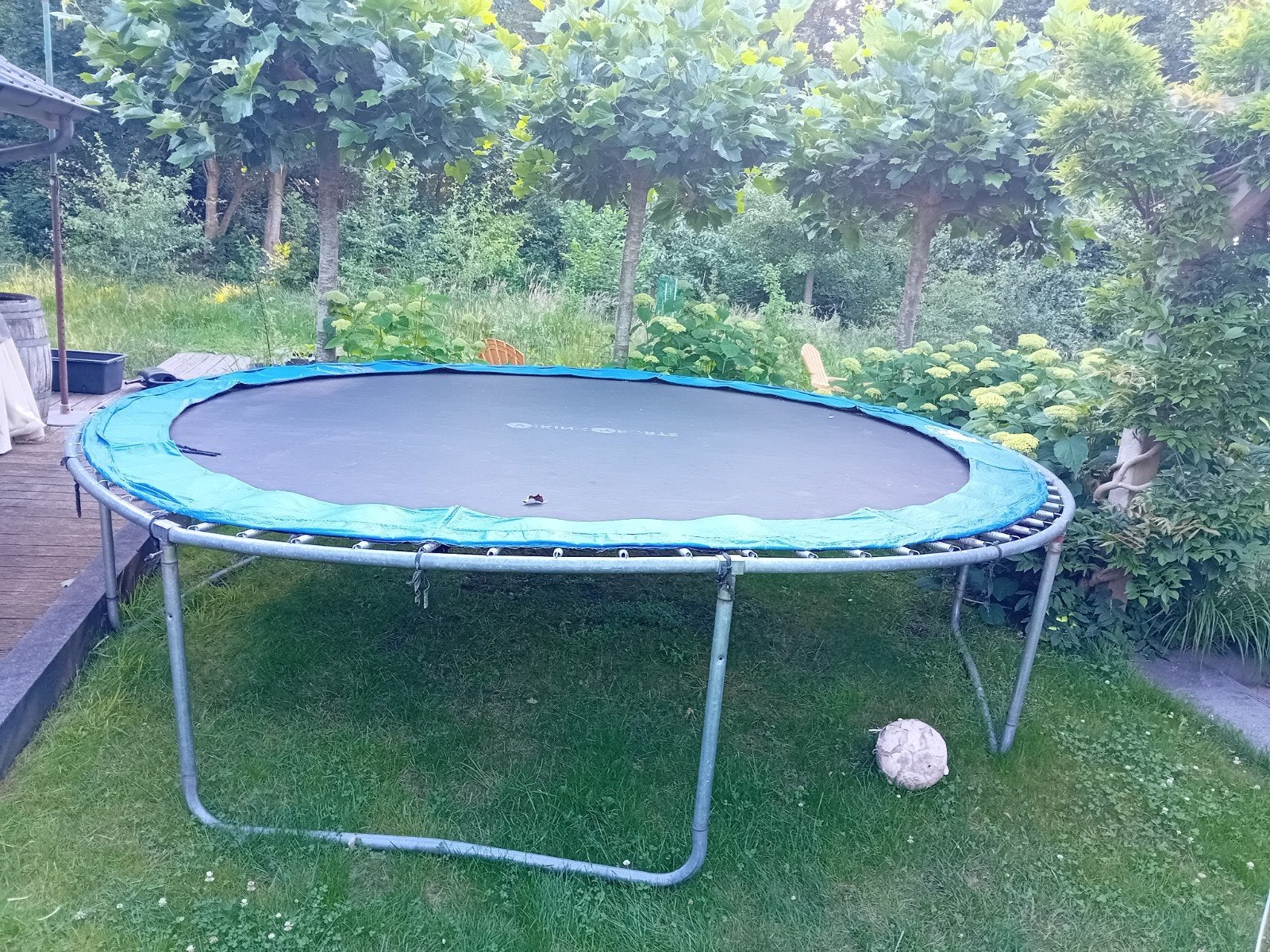 Gratis grote trampoline, Ophalen of Verzenden, Gebruikt