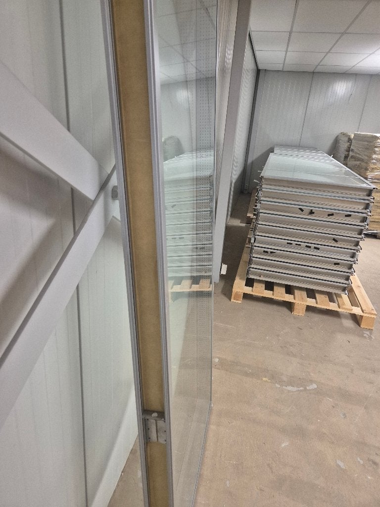 Partij glazenwand scheidingswand glaswand tussenwand ( 539 ), Ophalen, Gevelraam of Ruit, Gebruikt, Minder dan 80 cm