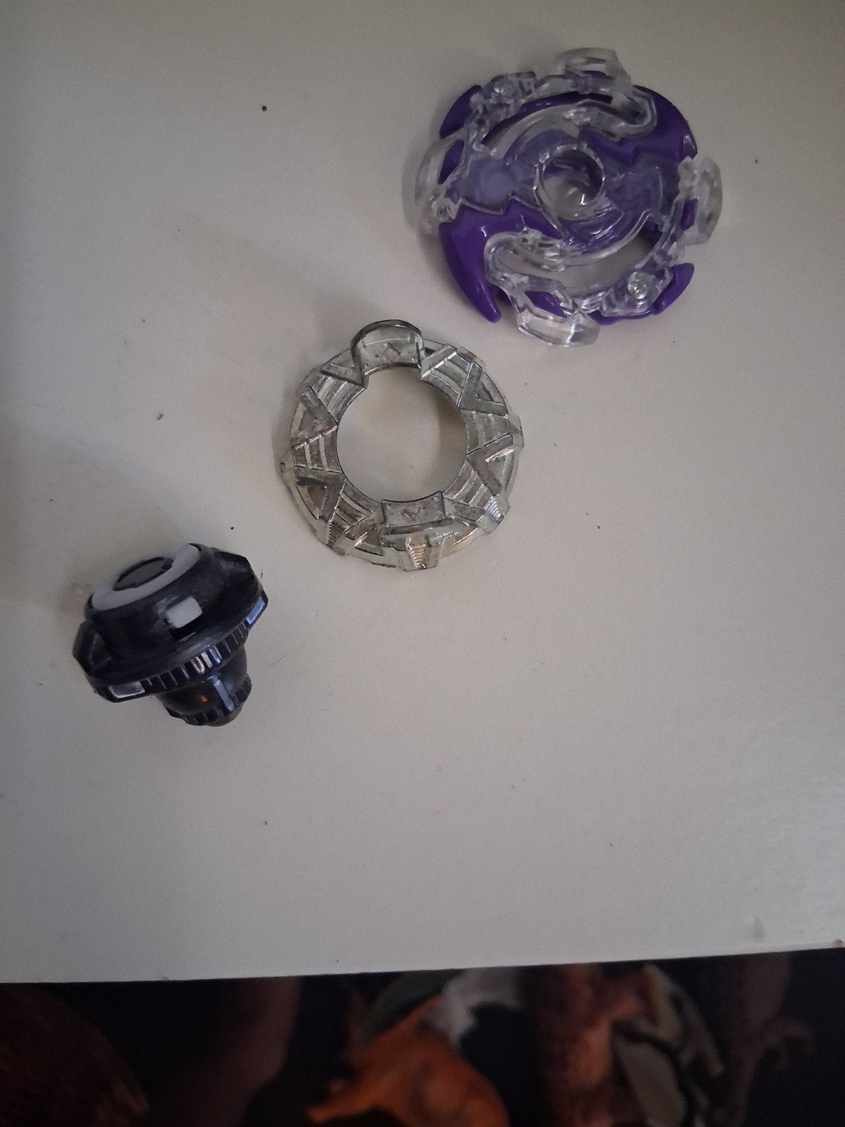 Beyblade Burst onderdelen - paars en zilver, Ophalen of Verzenden, Gebruikt, Jongen of Meisje