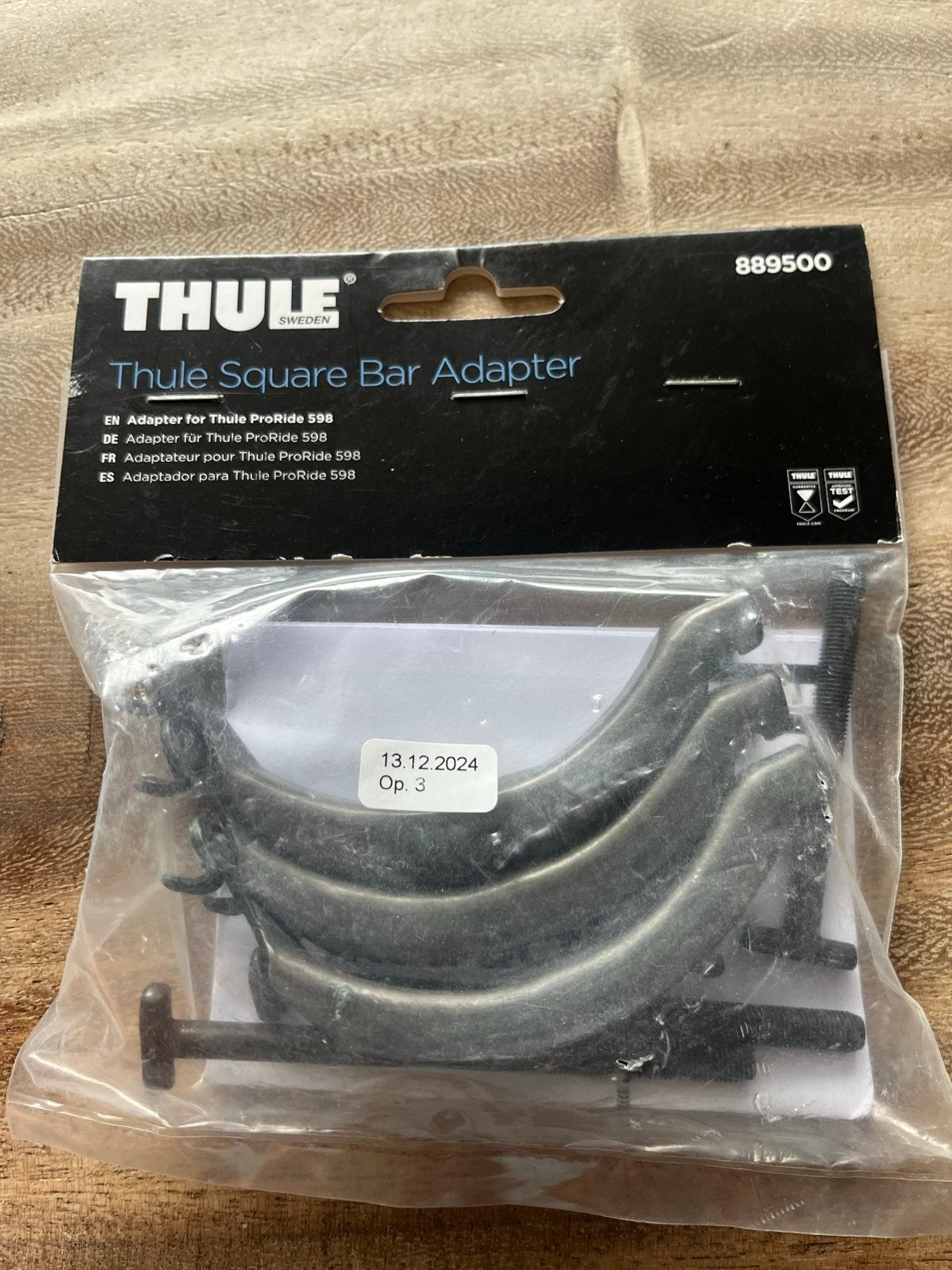 Thule Square Bar Adapter voor ProRide 598 en FastRide, Ophalen of Verzenden, Gebruikt
