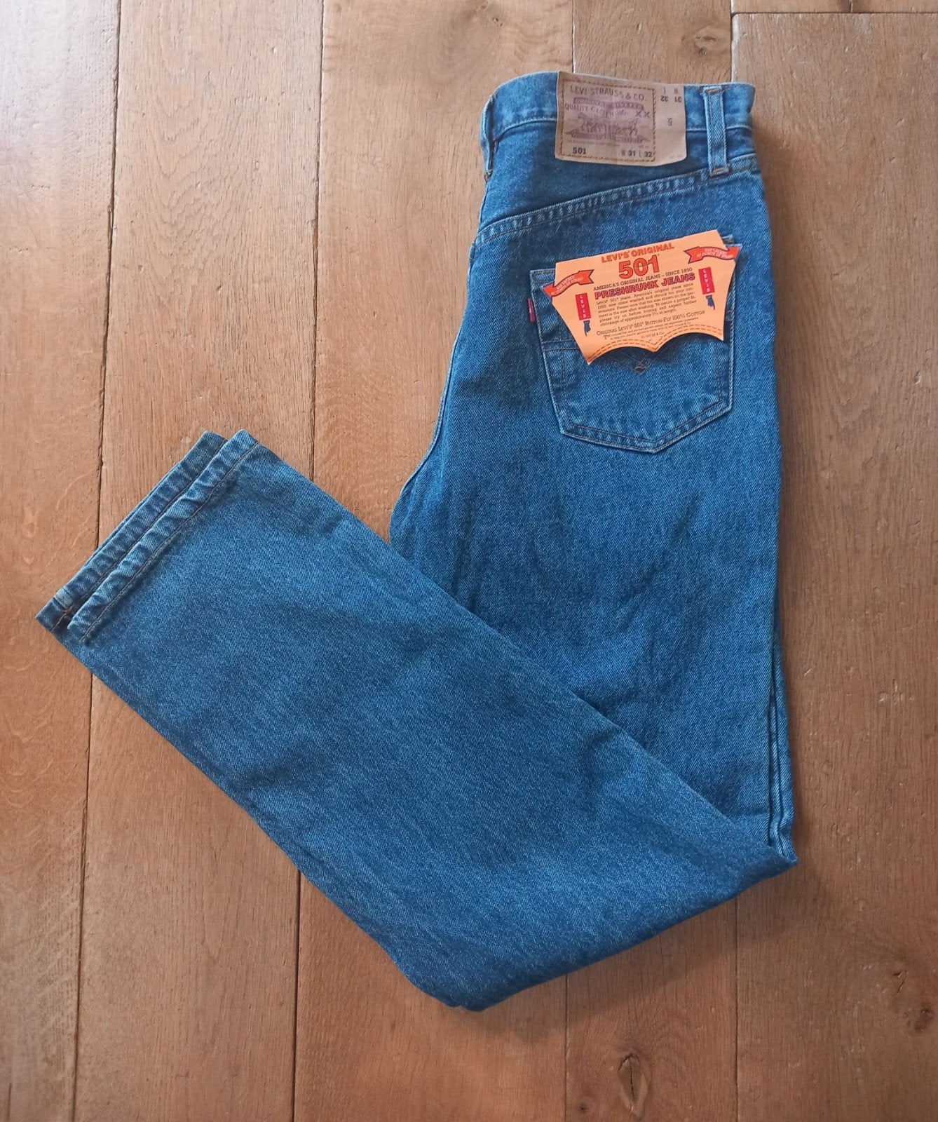 Levi's 501 Jeans, W36 - W38 (confectie 52/54), Blauw, Nieuw, Ophalen of Verzenden