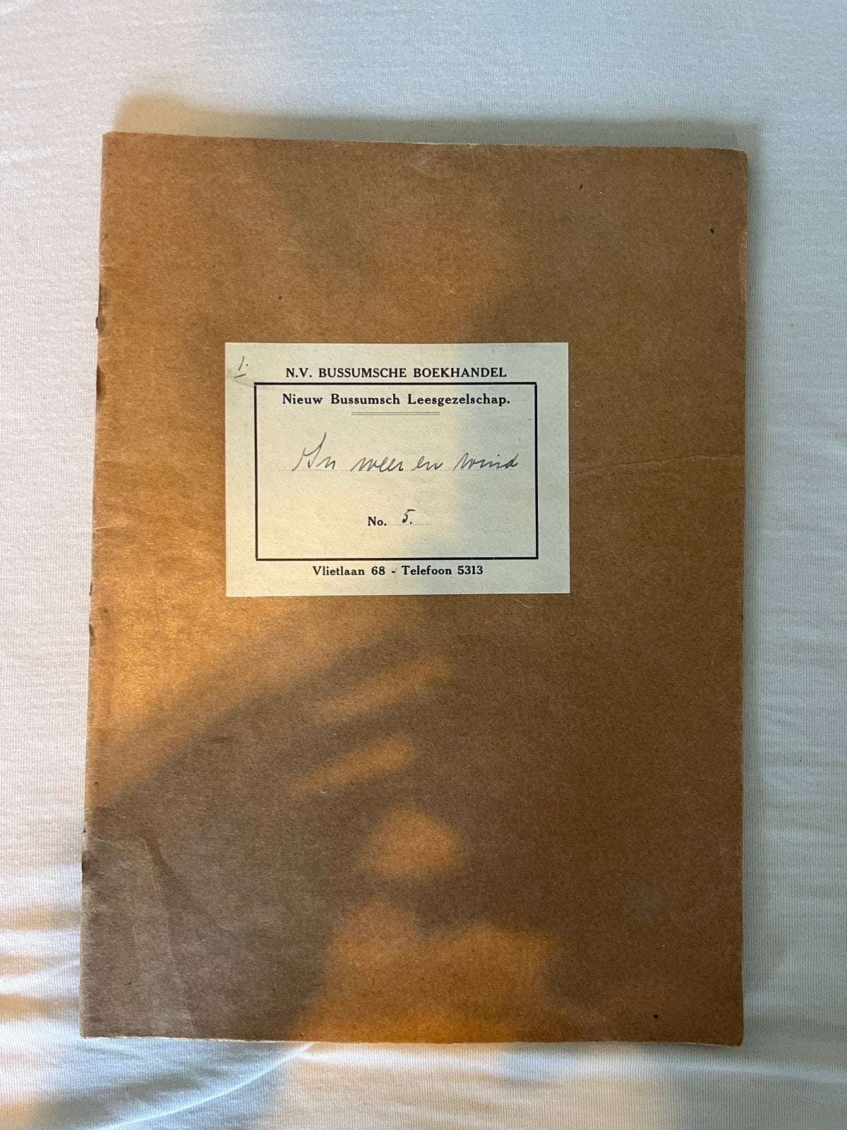 Oud tijdschrift N.V. Bussumsche Boekhandel, Boeken, Ophalen of Verzenden, Gelezen, Overige typen