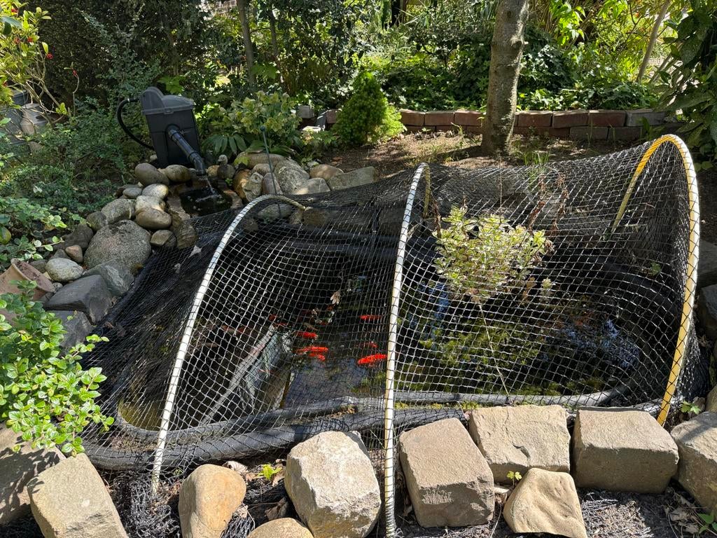 Vijver met vijverpomp en vissen, Tuin en Terras, Vijvers, Ophalen, Gebruikt