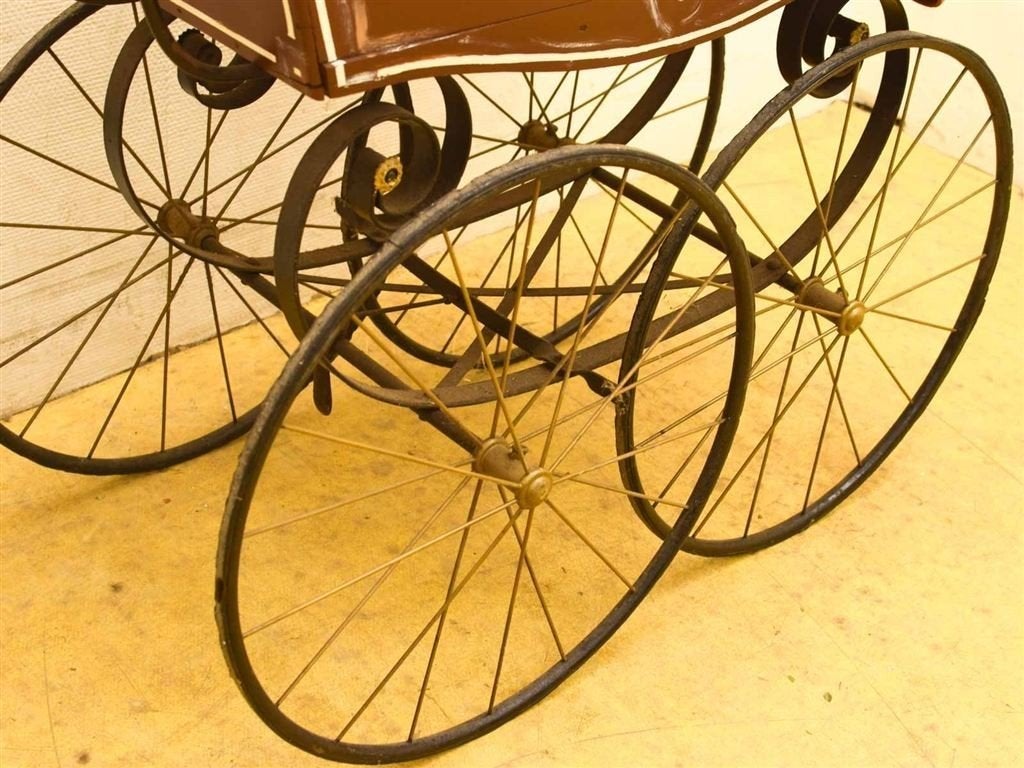Vintage kinderwagen, Antieke kinderwagen 52115, Antiek en Kunst, Antiek | Overige Antiek, Ophalen of Verzenden